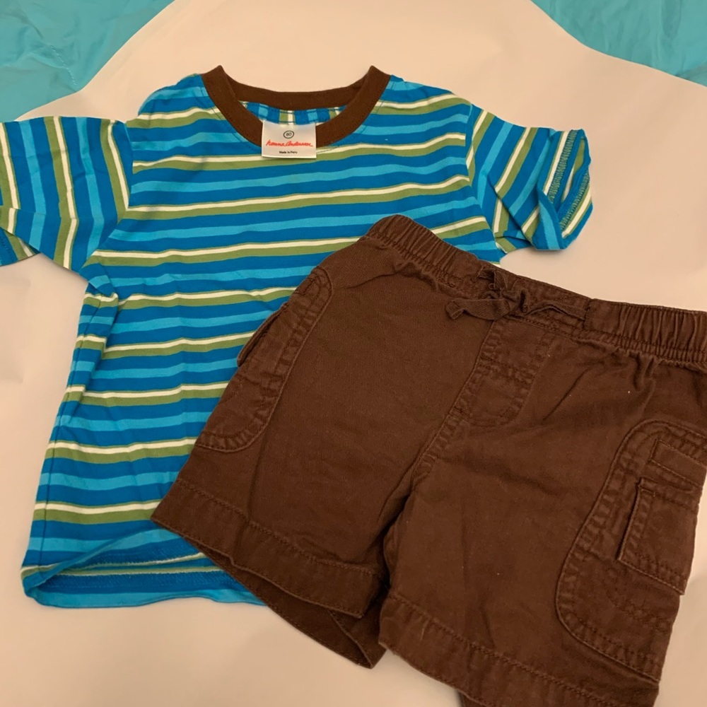 Boys 2 pc Hanna Andersson outfit